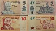 Nigeria 5, 10 Naira Banknote -