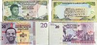 Swaziland 5, 20 Emalangeni Banknote -