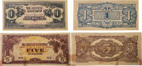 Malaya-Malaysia 1,5 Dollars Banknoten 2 Stück Lot, Japanese Occupation -