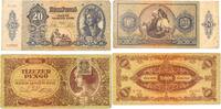Ungarn, Hungary 20,10000 Pengö Banknoten 2 Stück Lot -