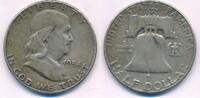 USA - Vereinigte Staaten v. Amerika ½ Half Dollar Franklin (1948-1963), San Francisco -