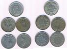 Schweiz 5x 1 Franken 1914 1945 1963 1969 1982 5x Münzen Lot ss-vz 317.95 元 含税 ＋  83.67 元 运费
