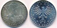 Deutschland BRD 20 Euro Gedenkmünze 800 Jahre Hansestadt Rostock -