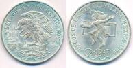 Mexiko 25 Pesos Olympische Spiele , 720er Silber -