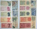 Indonesien 1, 5, 10, 25, 50 Sen, 2* 1, 2 1/2 Rupiah Banknote 8 Stück -