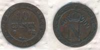 Frankreich 10 Centimes FIRST EMPIRE Napoleon, BB = Strasbourg -