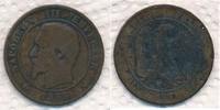 Frankreich 10 Centimes Napoleon III., Lille ( W ) -