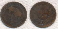 Frankreich 10 Centimes Typ Ceres -