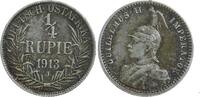 Deutsch Ostafrika, 1/4 Rupie, Wilhelm II., *500* -