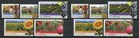 Briefmarken Australien Australia Landwirtschaft Agriculture Wein Sonnenblumen Kuh MNH -
