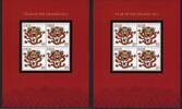 Briefmarken Fidschi Fiji Jahr des Drachen Dragon Zodiac Neujahr Kleinbogen MNH -