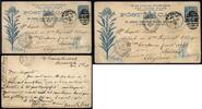 Briefmarken New South Wales Postkarte nach Algerien Frankreich Saigon Laos Kambodscha 3 -