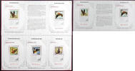 Briefmarken Vietnam 2023 Fledermäuse Bats Deluxe-Blocks 217-221 Auflage 425 im Folder MNH -