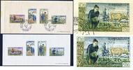 Briefmarken Laos FDC Block 31x First Day Cover Ersttagsbrief plus Block 31y MNH / 74 -