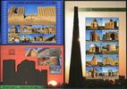 Briefmarken Turkmenistan 2013 UNESCO Kulturerbe Mausoleum Gurgandsch Merw Block 36-38 MNH -