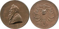 Hamburg, Medaille v. Bruno Kruse Justus Brinckmann (1843-1915)/Museum f. Kunst u. Gewerbe, Kunstgewerbeverein, -