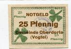 Provinz Sachsen, 25 Pf Oberdorla - Gemeinde, -