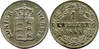 Württemberg, 1 Kreuzer 1853 Wilhelm I., 1816-1864 Rv Stf./Überprägung? s... 58.57 元  ＋  225.91 元 运费