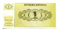 Slowenien, 1 Tolar Geldschein, Banknote, -
