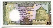 Sri Lanka (Ceylon), 10 Rupees Geldschein, Banknote, -