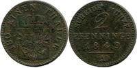 Preußen, 2 Pfenninge Friedrich Wilhelm IV., 1840-1861, -