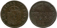 Preußen, 1 Pfenning Friedrich Wilhelm IV., 1840-1861, -