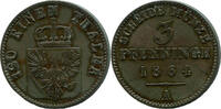 Preußen, 3 Pfenninge Wilhelm I., 1861-1888, -