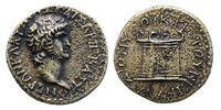 Ancient coins Nero very high grade provincial bronze AE20 semis with Alter! -