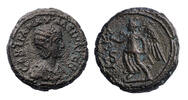 Ancient coins Extremely rare Egypt Alexandria BI Potin tetradrachm of Tranquillina. Augusta, AD 241-244. -