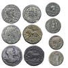 Ancient coins Lot of 5 medium-larger Roman provincial coins of Caracalla, Elagabalus, Trajan, and Philip II -