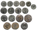 Ancient coins Lot of 10 choice Roman Provincial coins of Pisidia, Lydia and Phrygia, 2nd.-3rd- century AD -