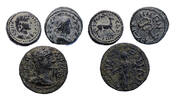Ancient coins Lot of 3 rare and choice Roman Provincial and Pseudo-autonomous issue -
