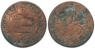 Schweiz - Freiburg Swiss FRIBOURG 1/2 Batzen 1738 billon VF -