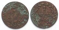 Schweiz 1800 HELVETIAN REPUBLIC 1 Rappen 1800 billon VF-XF ss-vz 167.26 元  ＋  100.41 元 运费