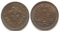 Schweiz 1912 SWITZERLAND 1 Rappen 1912 Bronze UNC-! unz- 167.26 元142.16 元  ＋  100.41 元 运费