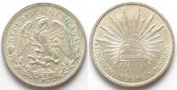 Mexiko MEXICO Peso 1908 AM Mo MEXICO CITY silver UNC- -