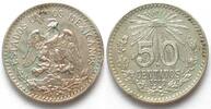 Mexiko MEXICO 50 Centavos 1919 silver UNC- -