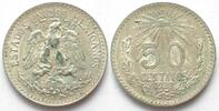 Mexiko MEXICO 50 Centavos 1920 silver AU -