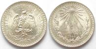 Mexiko MEXICO. Peso 1944, silver, BU! -