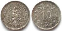 Mexiko MEXICO. 10 Centavos 1905, silver, UNC- -