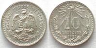 Mexiko MEXICO. 10 Centavos 1933, silver, UNC- -