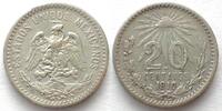Mexiko MEXICO. 20 Centavos 1910, silver, VF+ -