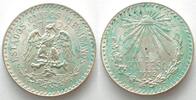 Mexiko MEXICO. Peso 1932, open 9, silver, UNC -