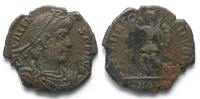 Roman Imperial VALENS (364-378 AD). AE Nummus, SMAQS, Aquileia mint, SECVRITAS REIPVBLICAE, VF -