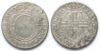Schweiz - Freiburg Swiss FREIBURG 1/2 Gulden (28 Kreuzer) 1798 silver VF+ -