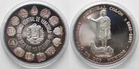 Venezuela VENEZUELA 1100 Bolivares 1991 CRISTOBAL COLON Discovery IBERO-AMERICA silver -