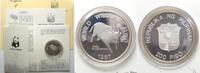 Philippinen PHILIPPINES 200 Piso 1987 Mindoro Buffalo WWF silver Proof folder & 2 COAs -