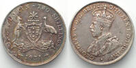 Australien AUSTRALIA. Florin 1931, George V, silver, XF! -