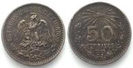 Mexiko MEXICO. 50 Centavos 1919 M, silver, XF -