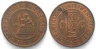 Franz. Indochina FRENCH INDOCHINA. 1 Cent 1892 A, bronze, UNC!!! -